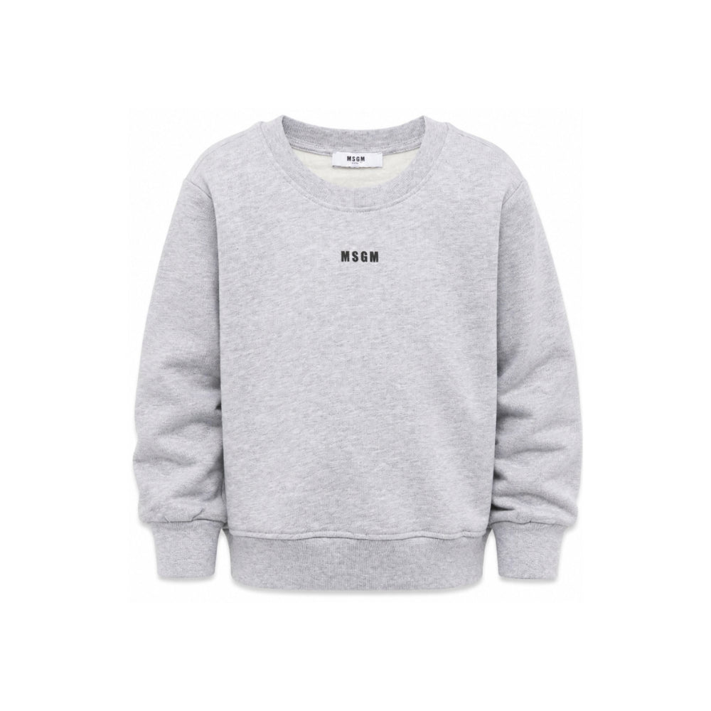 Felpa per bambino Msgm Kids girgia con stampa grafica sul retro F6MSJBSW303 271 MSGM KIDS