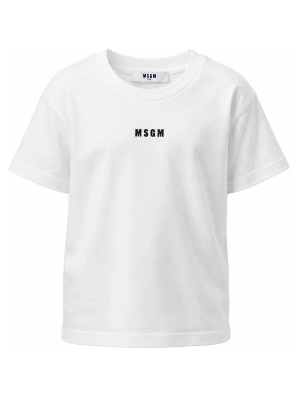T-shirt per bambino MSGM Kids bianca con stampa grafica sul retro F6MSJBTH245 002 MSGM KIDS