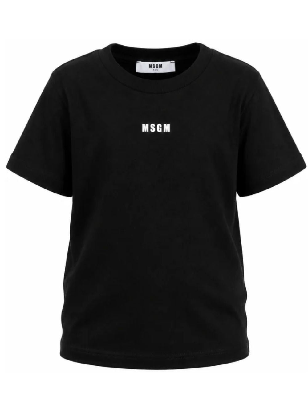 T-shirt per bambino MSGM Kids nera con stampa grafica sul retro F6MSJBTH245 110 MSGM KIDS
