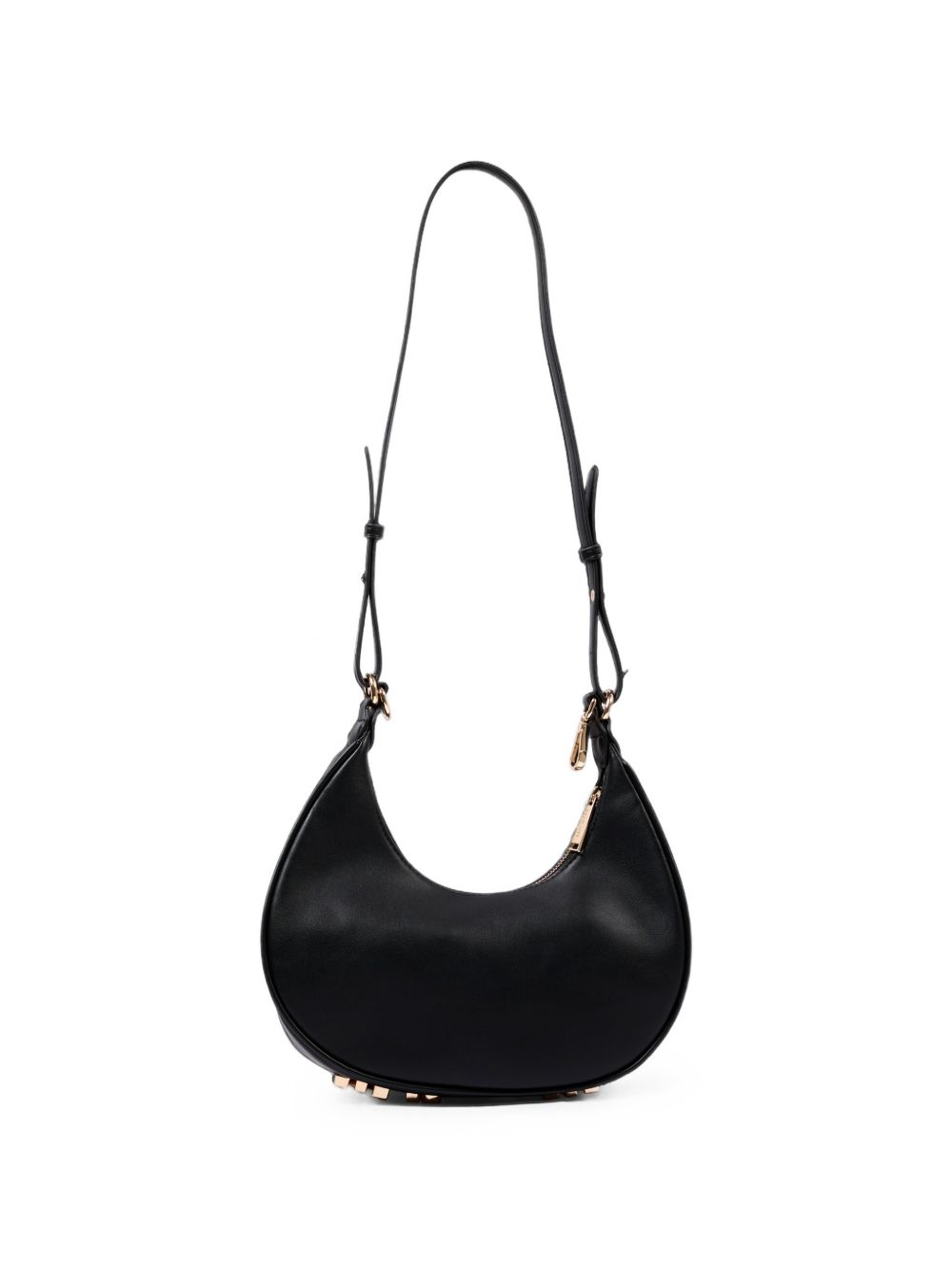 Borsa per bambina Msgm Kids nera con placca con logo F6MSJGBA180 110 MSGM KIDS