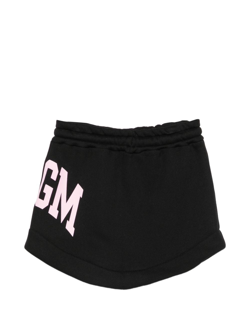 Gonna per bambina MSGM Kids nera con stampa logo F6MSJGSK033 110 MSGM KIDS