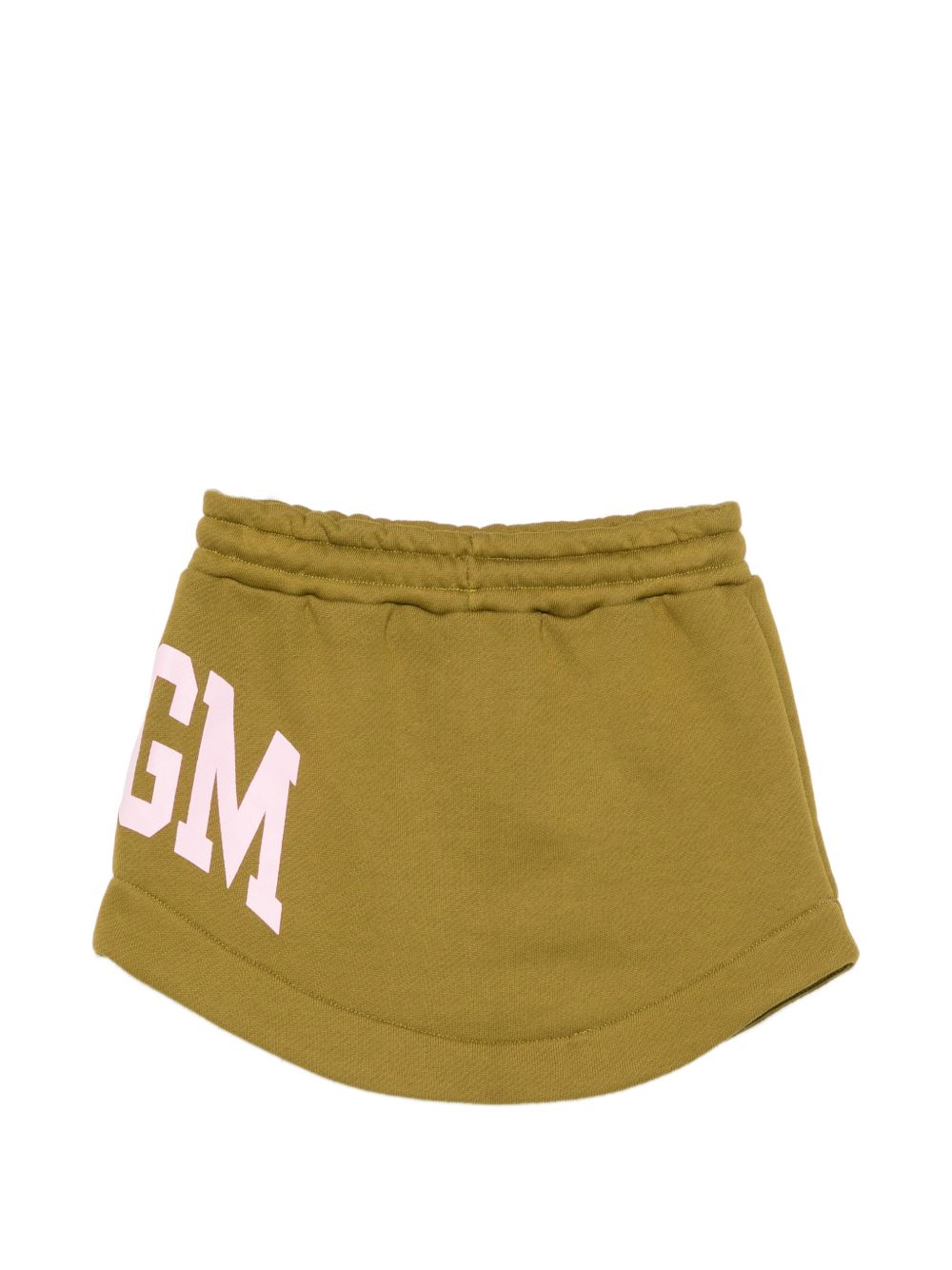 Gonna per bambina MSGM Kids verde con stampa logo F6MSJGSK033 MS089 MSGM KIDS