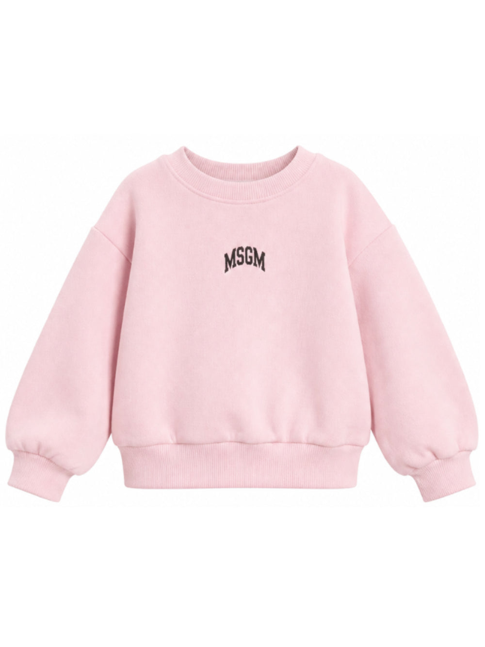 Felpa per bambina MSGM Kids rosa con stampa logo F6MSJGSW030 MS090 MSGM KIDS