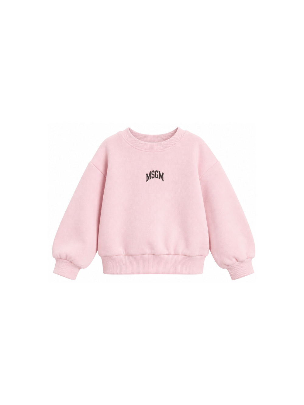 Felpa per bambina MSGM Kids rosa con stampa logo F6MSJGSW030 MS090 MSGM KIDS