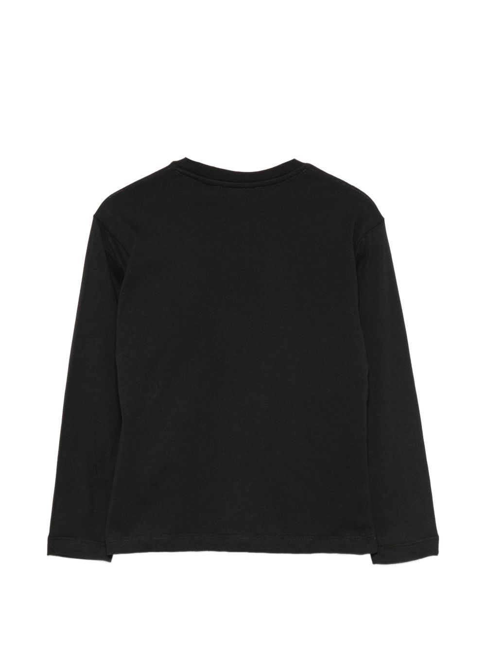 T-shirt per bambina MSGM Kids nero a maniche lunghe F6MSJGTH088 110 MSGM KIDS