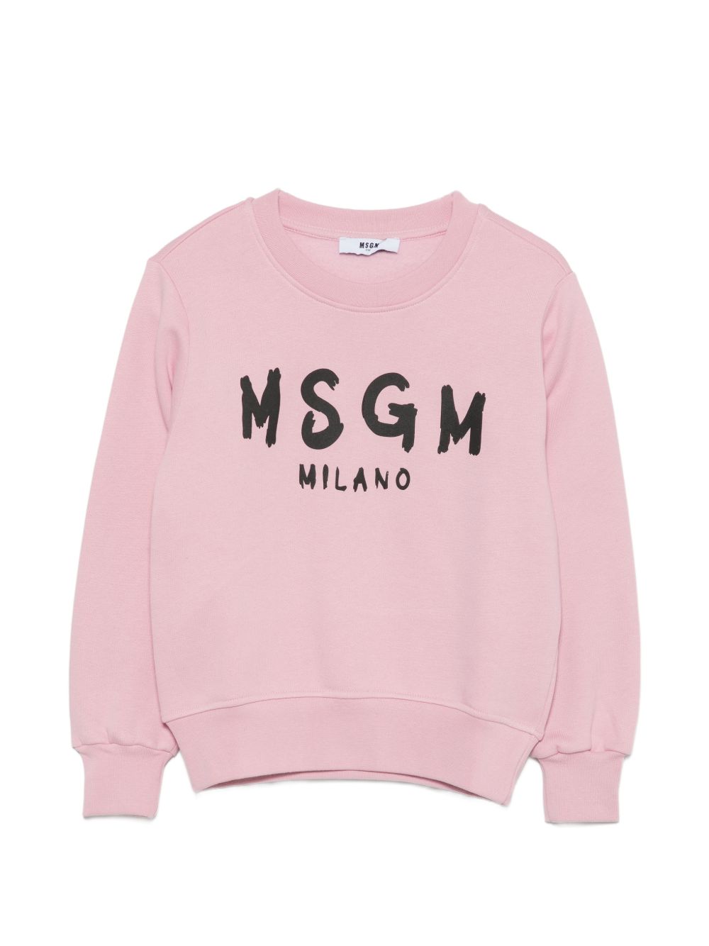 Felpa per bambina MSGM Kids rosa con stampa logo sul davanti F6MSJUSW0009 MS090 MSGM KIDS