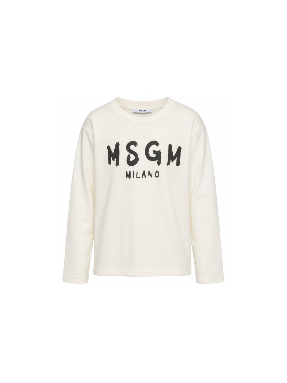 T-shirt per bambini MSGM Kids bianca con stampa grafica F6MSJUTH012 013 MSGM KIDS