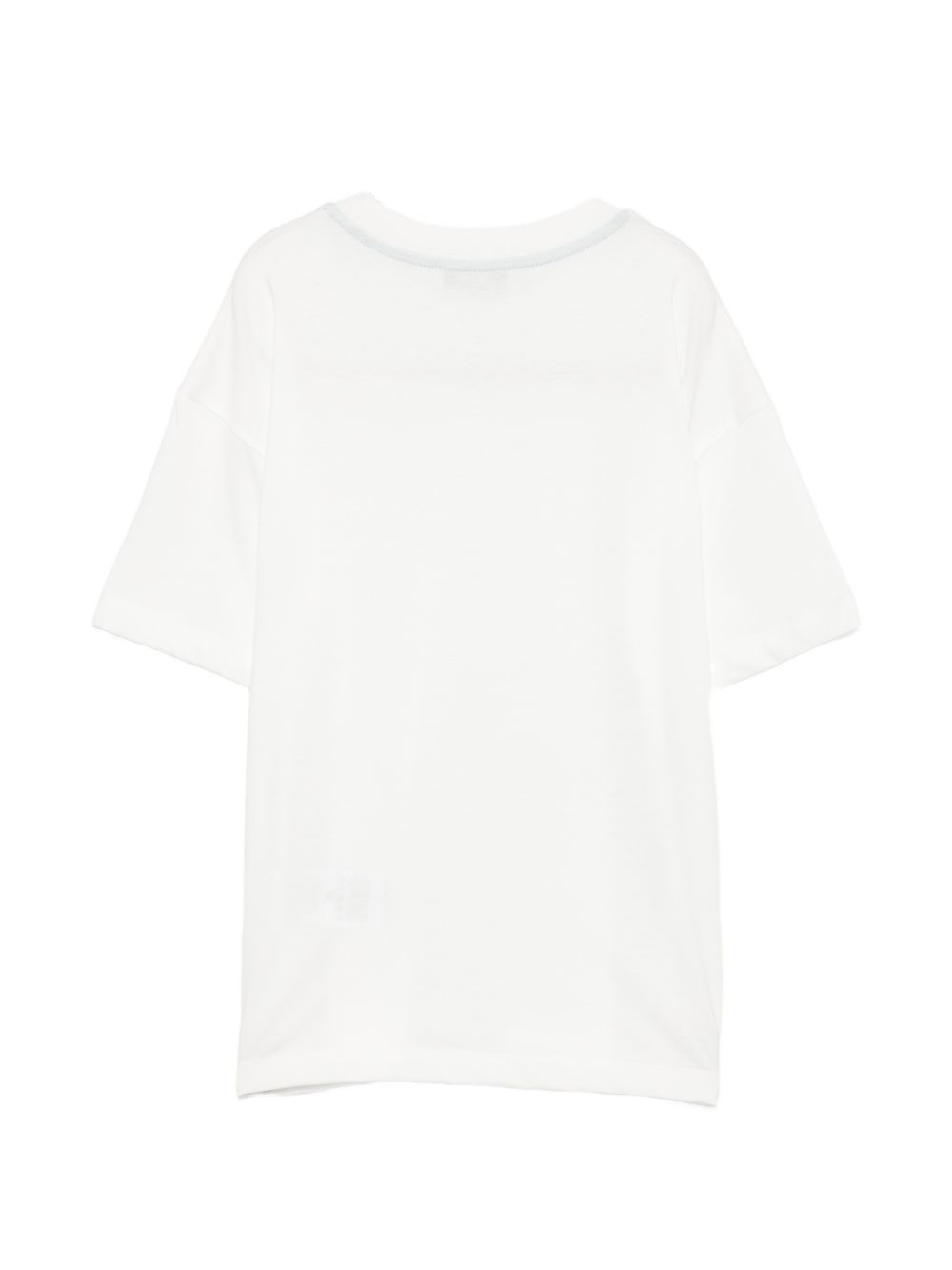 T-shirt per bambino MSGM Kids bianca con stampa grafica F6MSJUTH195 002 MSGM KIDS