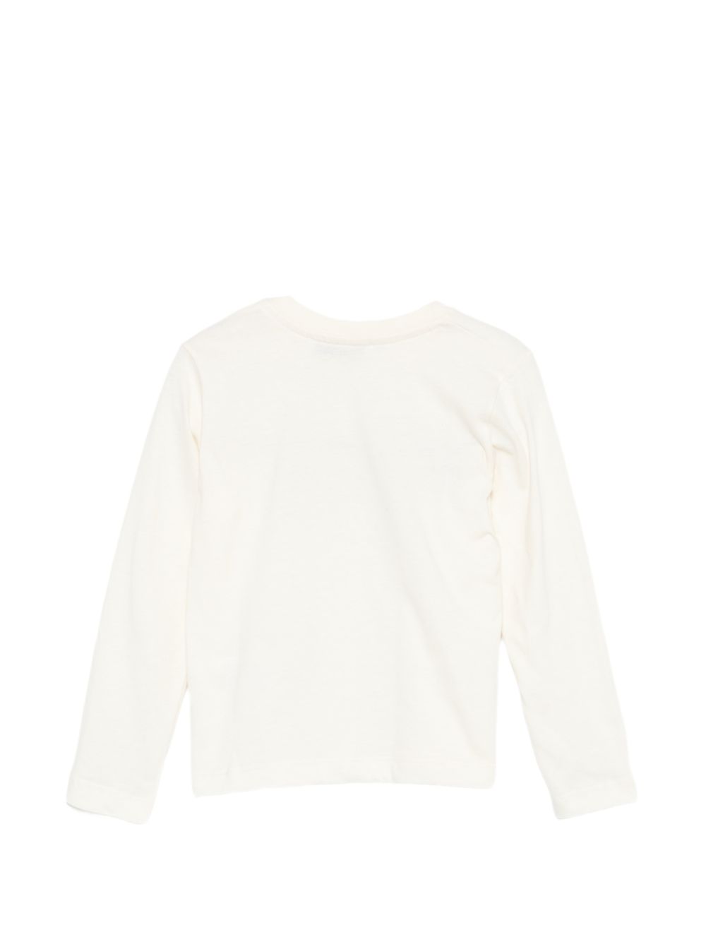 T-shirt per bambina MSGM Kids bianca con stampa logo sul davanti F6MSNGTH369 013 MSGM KIDS