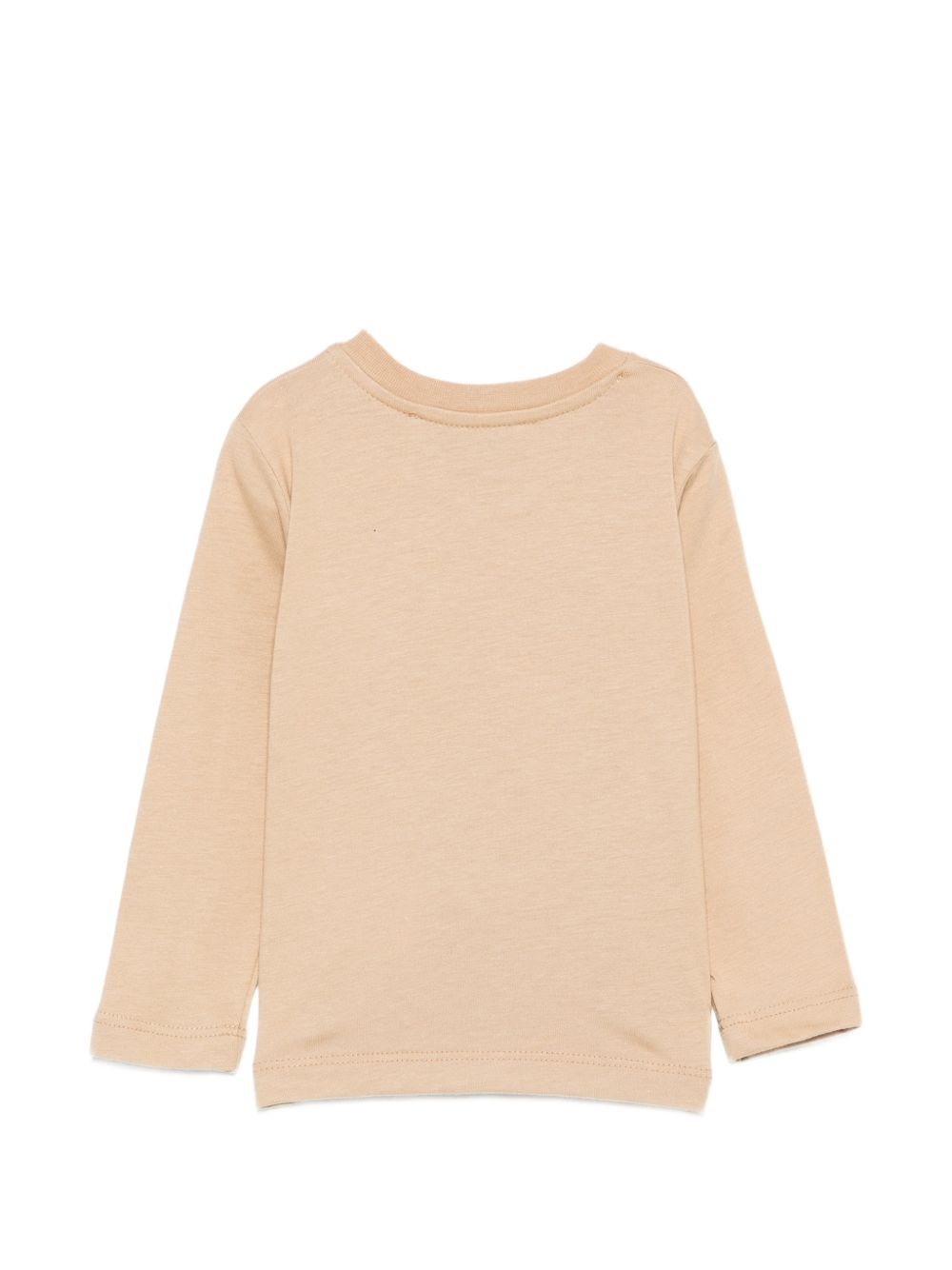 T-shirt per neonato Msgm Kids beige con stampa logo sul davanti F6MSUNTH345 MS030 MSGM KIDS