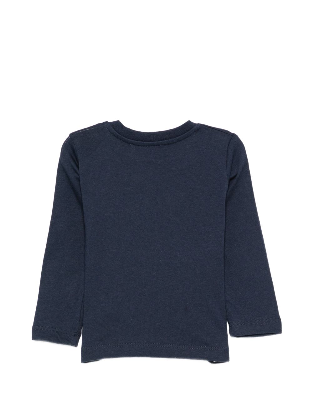 T-shirt per neonato Msgm Kids blu navy con stampa logo sul davanti F6MSUNTH345 MS032 MSGM KIDS
