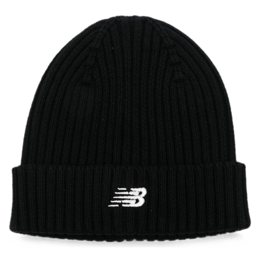 Berretto per bambini New Balance Kids nero a coste con logo AC95708 BK NEW BALANCE KIDS