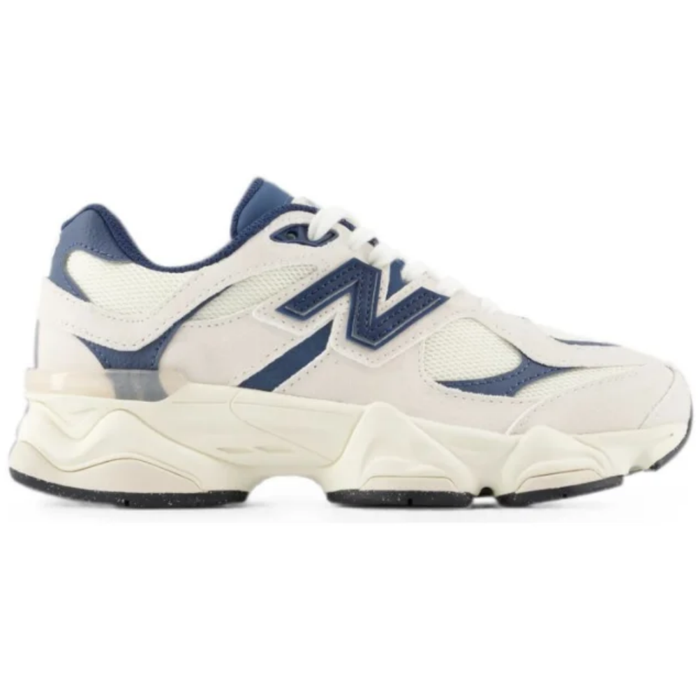 Sneakers 9060 Lace per bambini New Balance Kids bianche con logo sulla linguetta G9060 2JM NEW BALANCE KIDS
