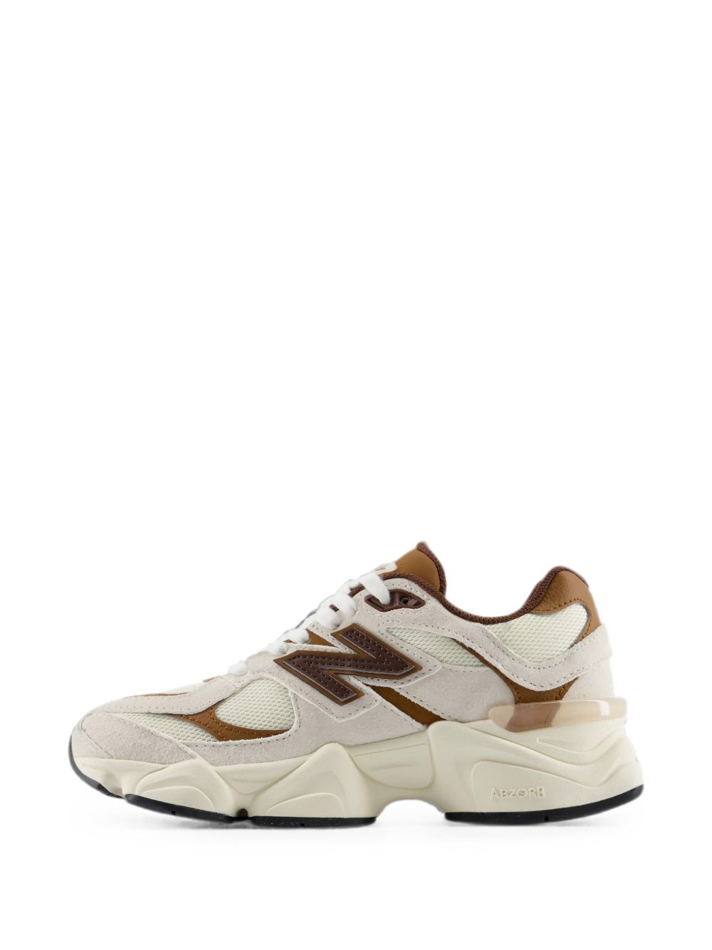 Sneakers 9060 Lace per bambini New Balance Kids bianche con logo sui lati G9060 9SI NEW BALANCE KIDS