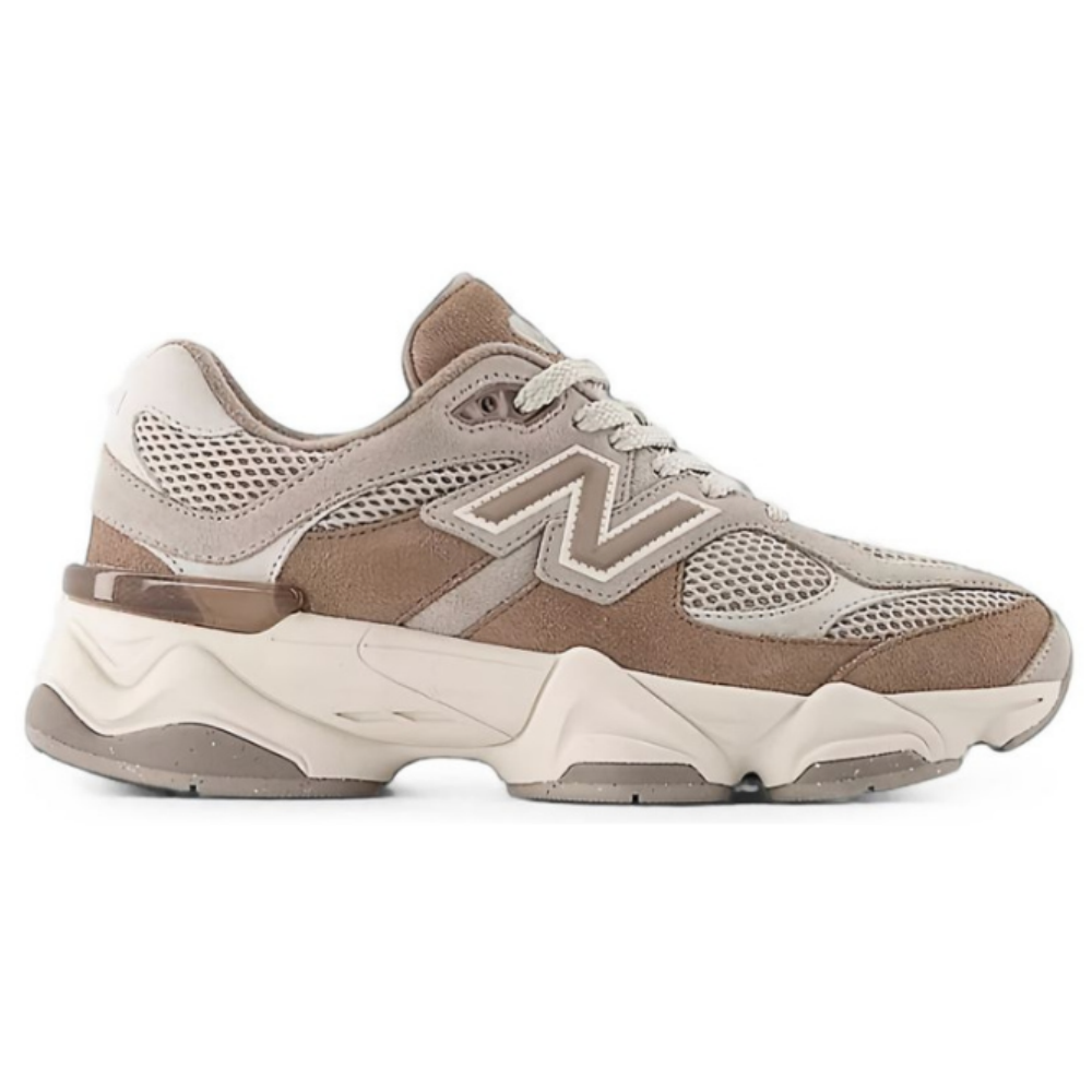 Sneakers 9060 Lace per bambini New Balance Kids marrroni con applicazione laterale con logo GC9060 EX NEW BALANCE KIDS