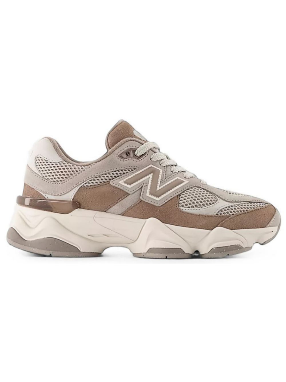 Sneakers 9060 Lace per bambini New Balance Kids marrroni con applicazione laterale con logo GC9060 EX NEW BALANCE KIDS