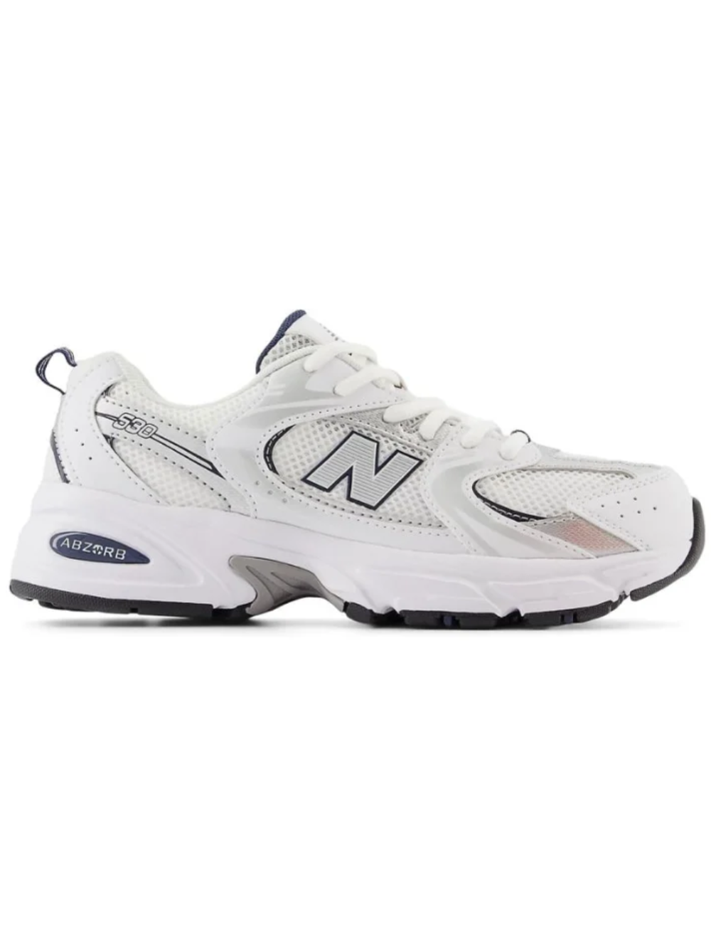 Sneakers 5030 per bambini New Balance Kids bianche con chiusura frontale con lacci GR530 SB1 NEW BALANCE KIDS