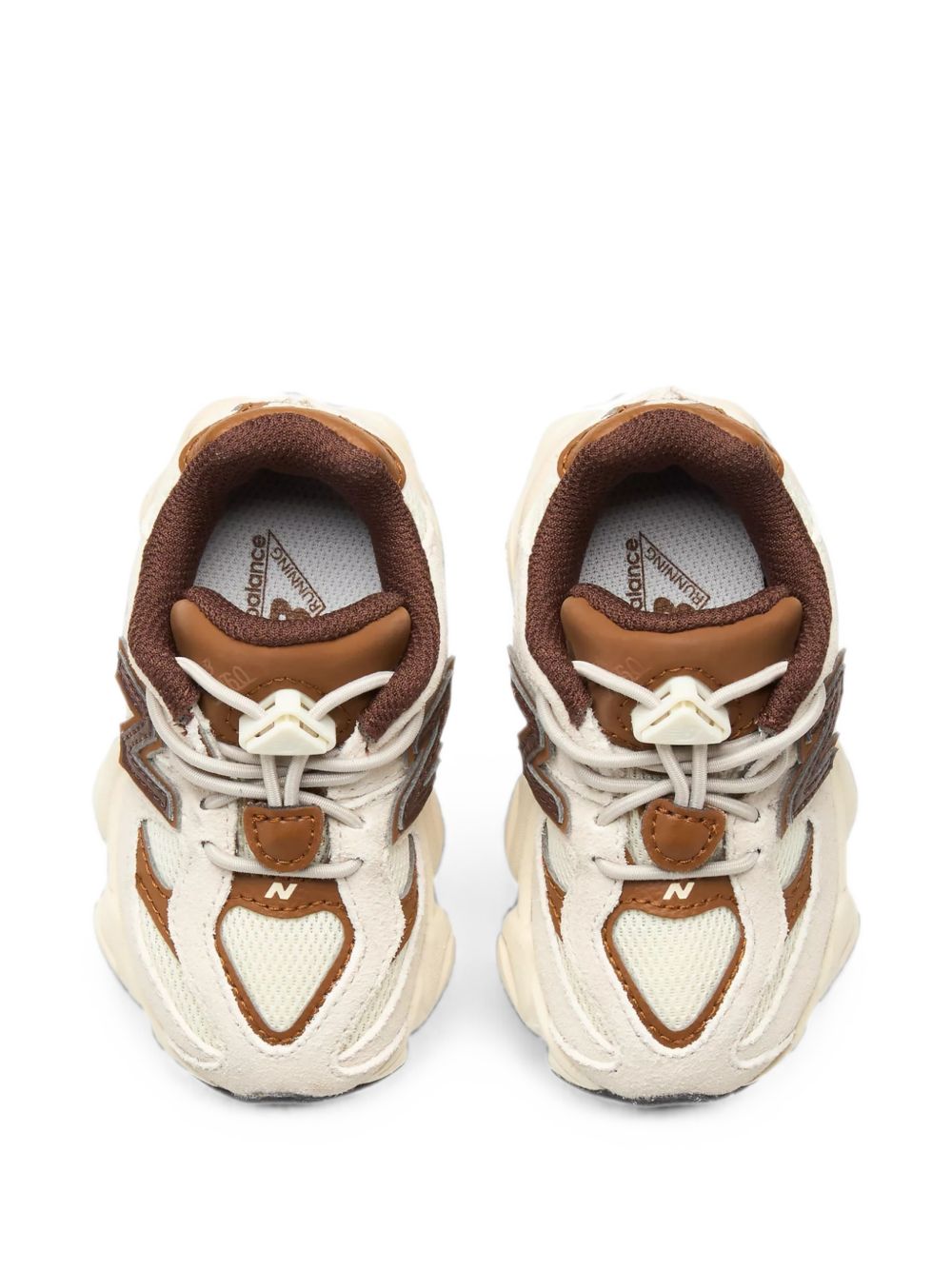 Sneakers 9060 per bambini New Balance Kids bianche con inserti in pelle I9060 2Y4 NEW BALANCE KIDS