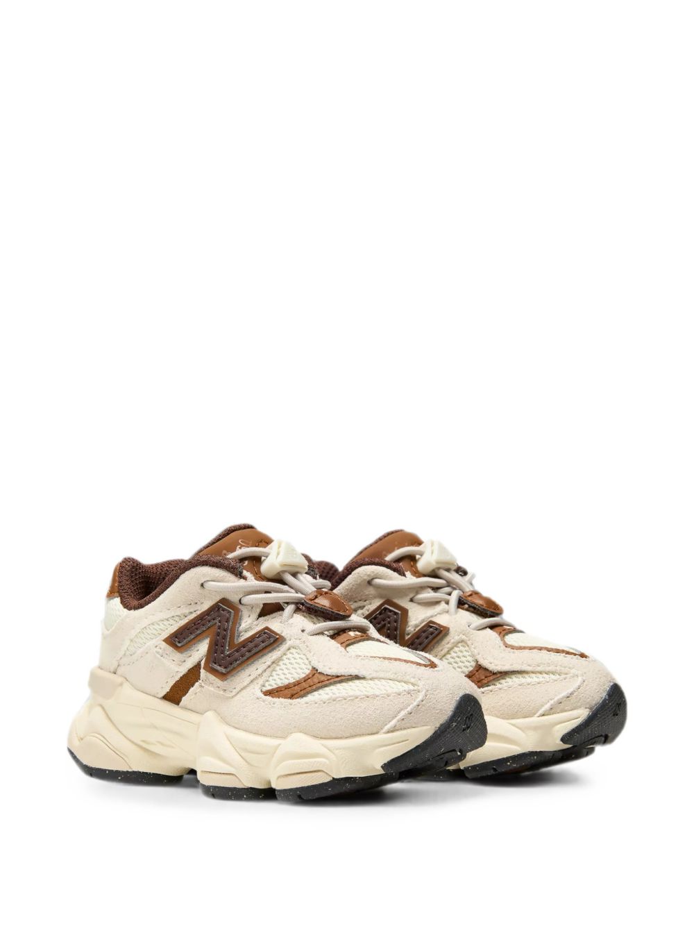 Sneakers 9060 per bambini New Balance Kids bianche con inserti in pelle I9060 2Y4 NEW BALANCE KIDS