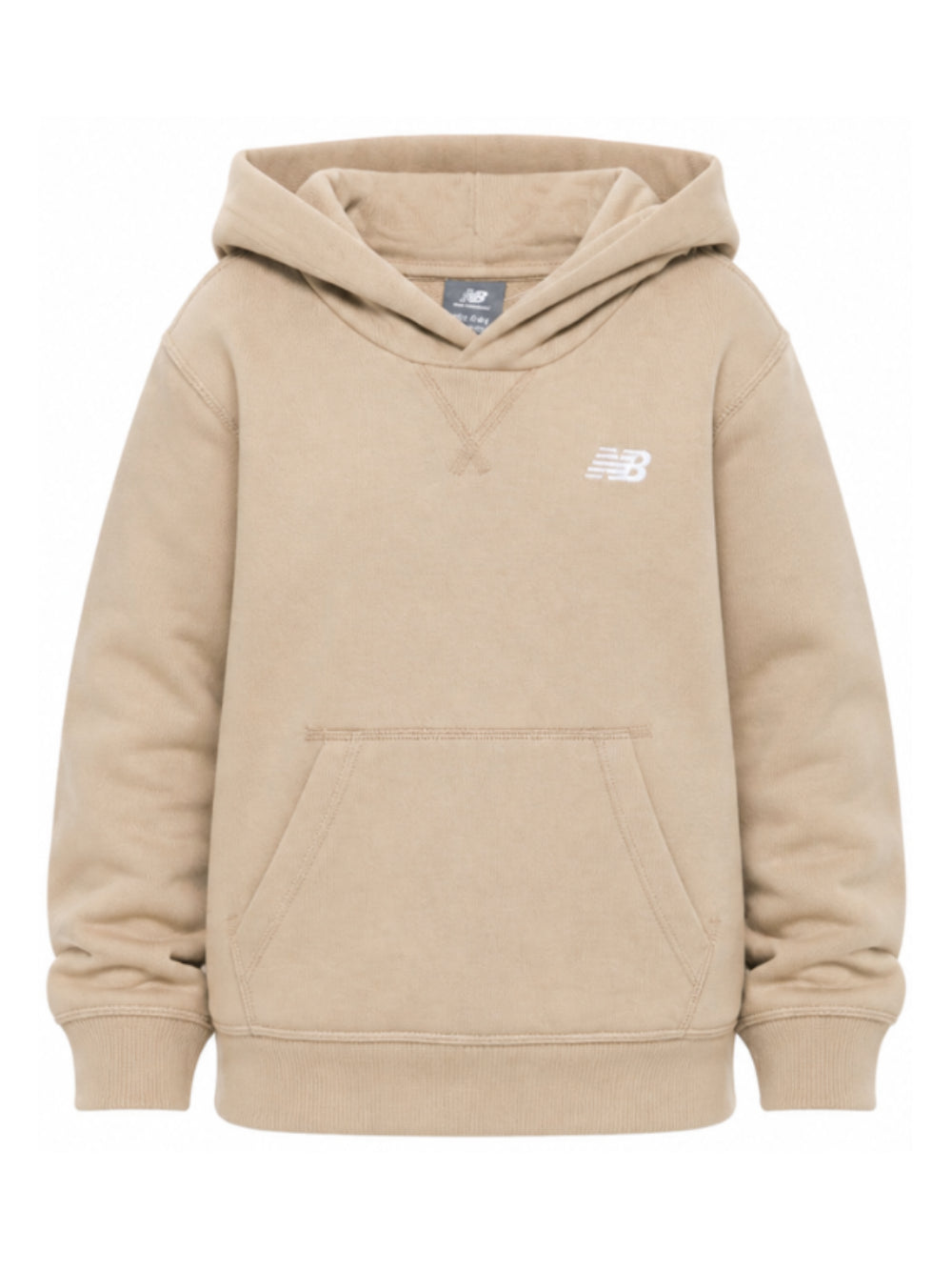 Felpa per bambini New Balance Kids beige con logo sul davanti LAKB0056 SOT NEW BALANCE KIDS