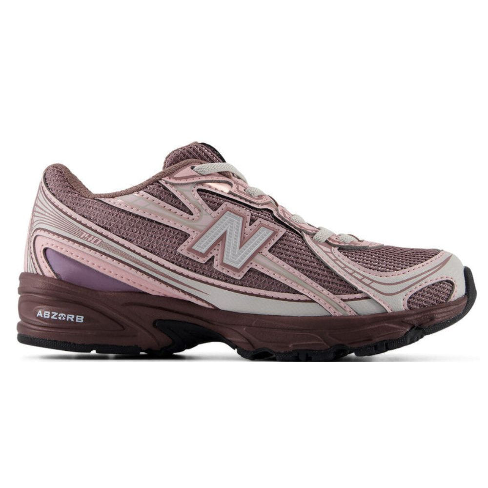 Sneakers per bambina New Balance Kids rosa con toppa con logo sul lato anteriore P740 7JG NEW BALANCE KIDS