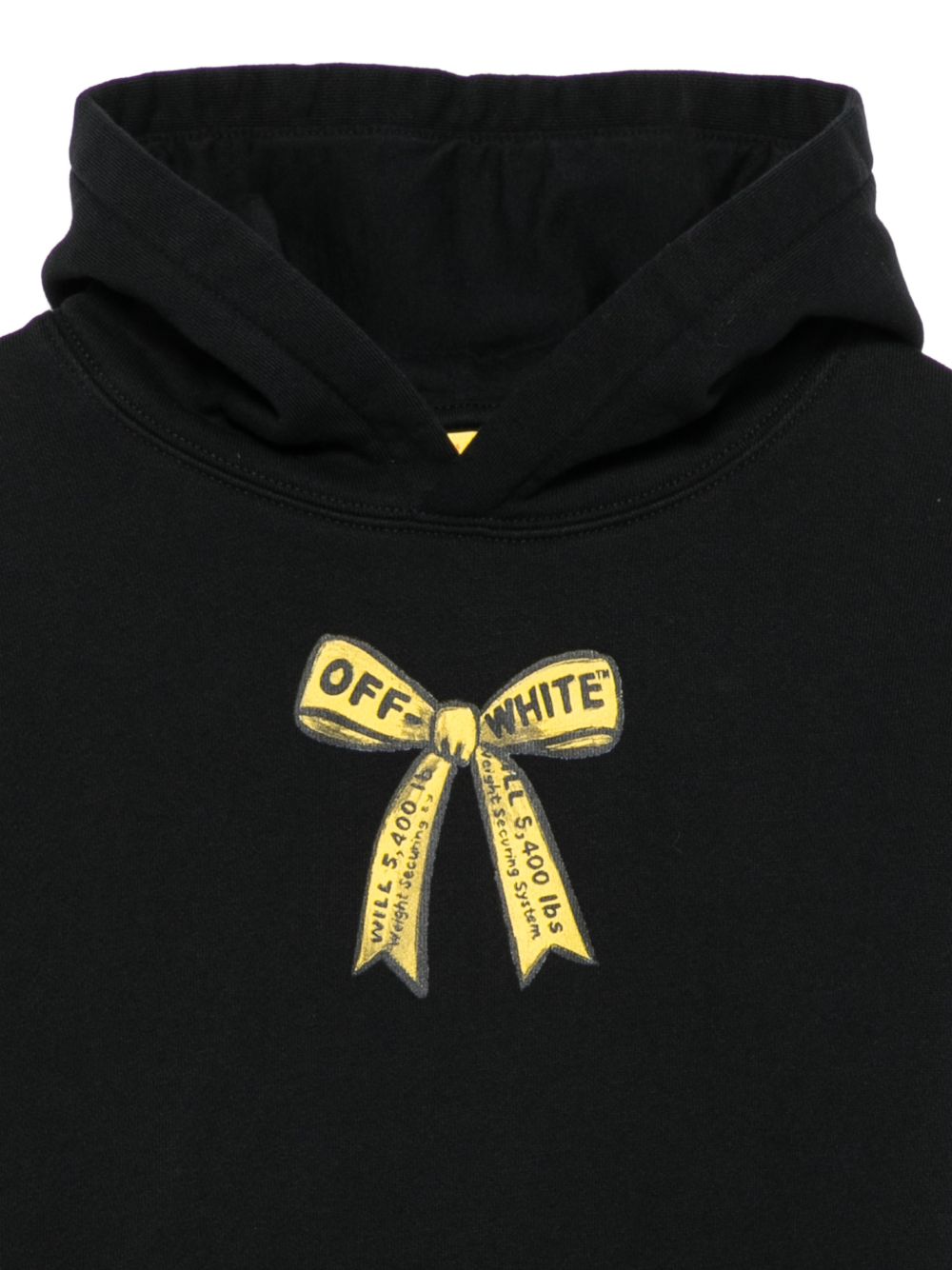Felpa per bambina Off White Kids nera con stampa grafica sul davanti 44GBB002F26F008 BLACK OFF WHITE KIDS