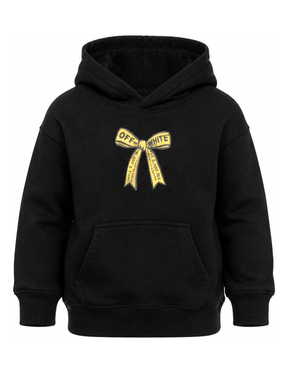Felpa per bambina Off White Kids nera con stampa grafica sul davanti 44GBB002F26F008 BLACK OFF WHITE KIDS