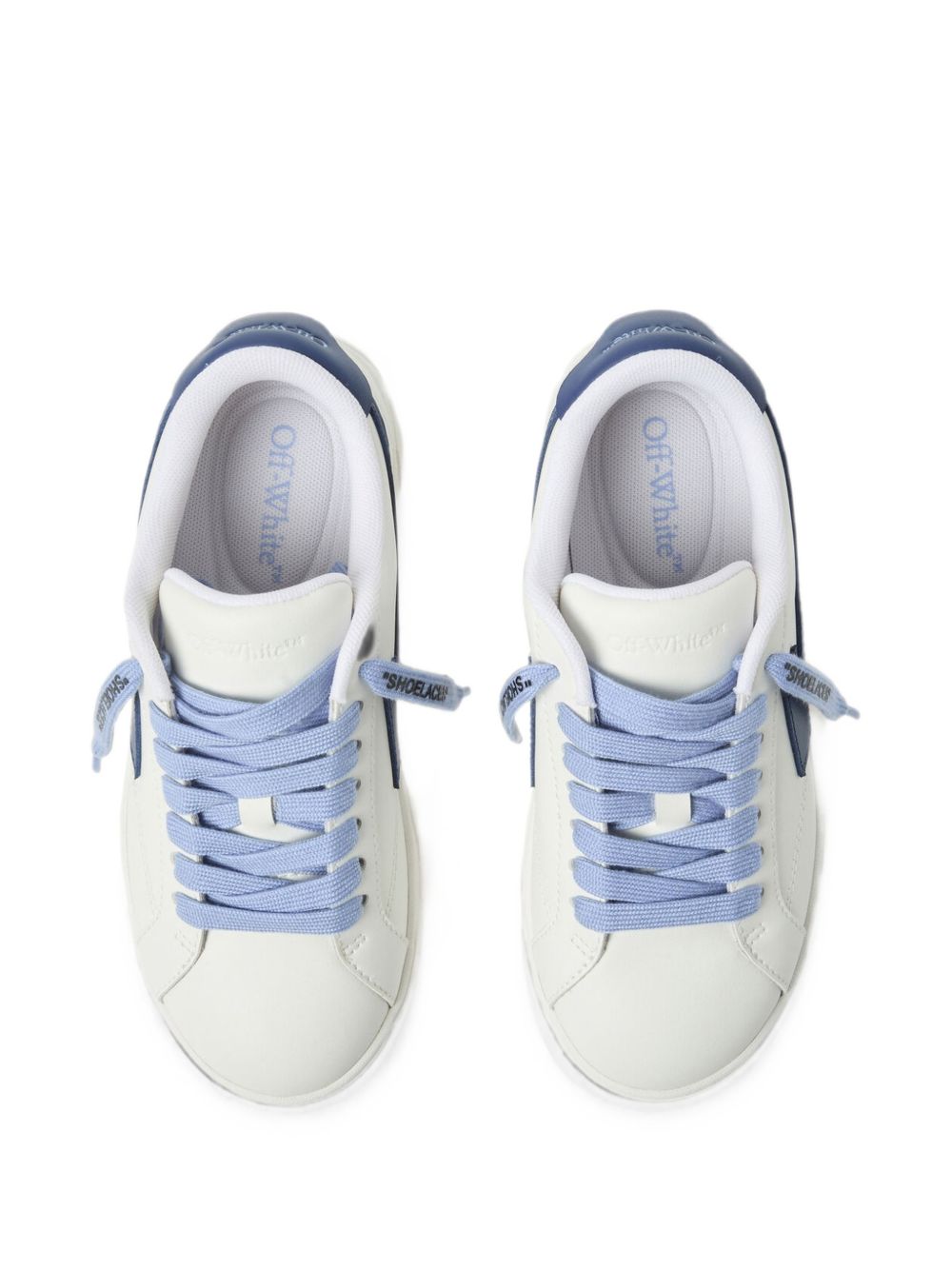 Sneakers per bambini Off White Kids bianche con stampa logo OF06027430 WHTNVY OFF WHITE KIDS