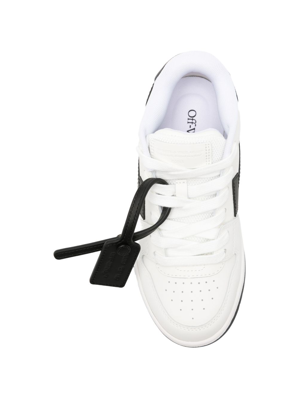 Sneakers Out Of Office per bambini Off-White Kids bianche con motivo Arrows OF06414101 WHTBLK OFF WHITE KIDS