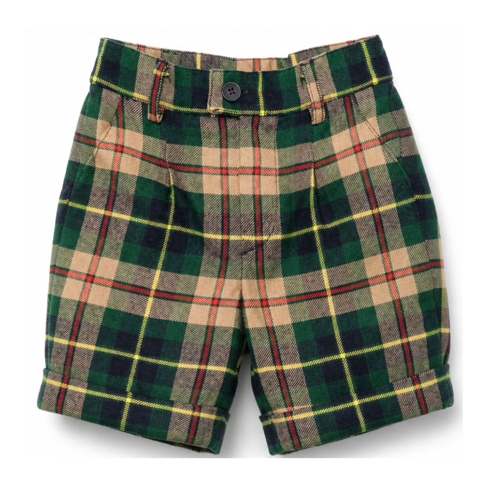 Shorts per neonato Paio Crippa Kids multicolore con risvolto BOSSO 4573 PAIO CRIPPA KIDS