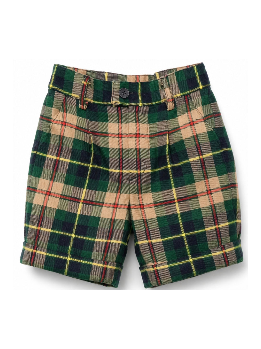 Shorts per neonato Paio Crippa Kids multicolore con risvolto BOSSO 4573 PAIO CRIPPA KIDS
