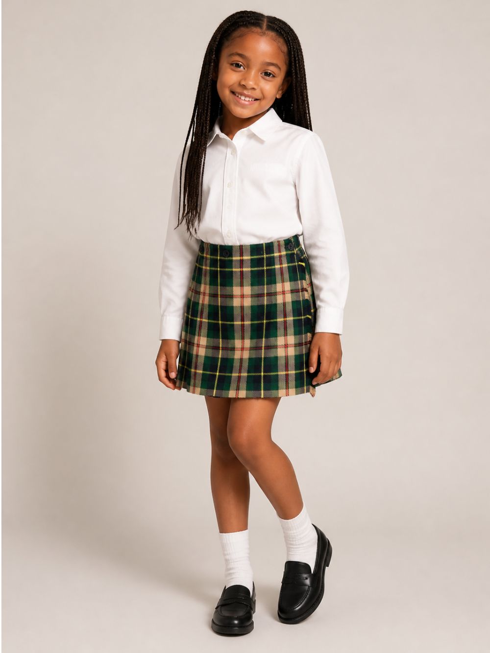 Gonna per bambina Paio Crippa Kids multicolor con motivo a quadri scozzesi BUCANEVE 4573 PAIO CRIPPA KIDS