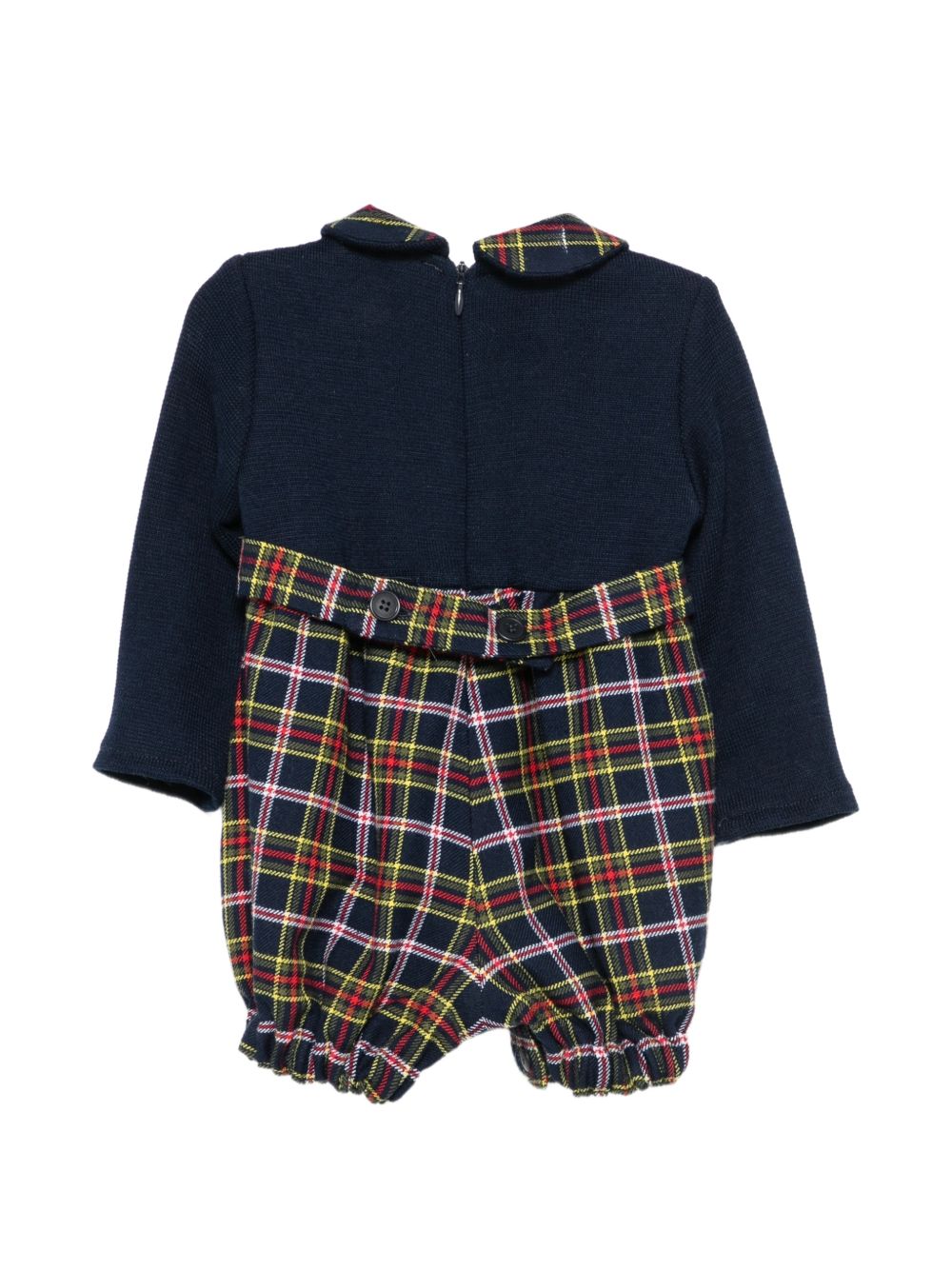 Tutina per neonata Paio Crippa Kids blu con motivo tartan CASTAGNA 78/4636 PAIO CRIPPA KIDS