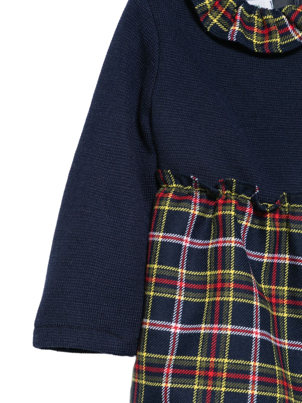 Pagliaccetto per neonato Paio Crippa Kids blu con motivo tartan CASTAGNA B 78/4636 PAIO CRIPPA KIDS