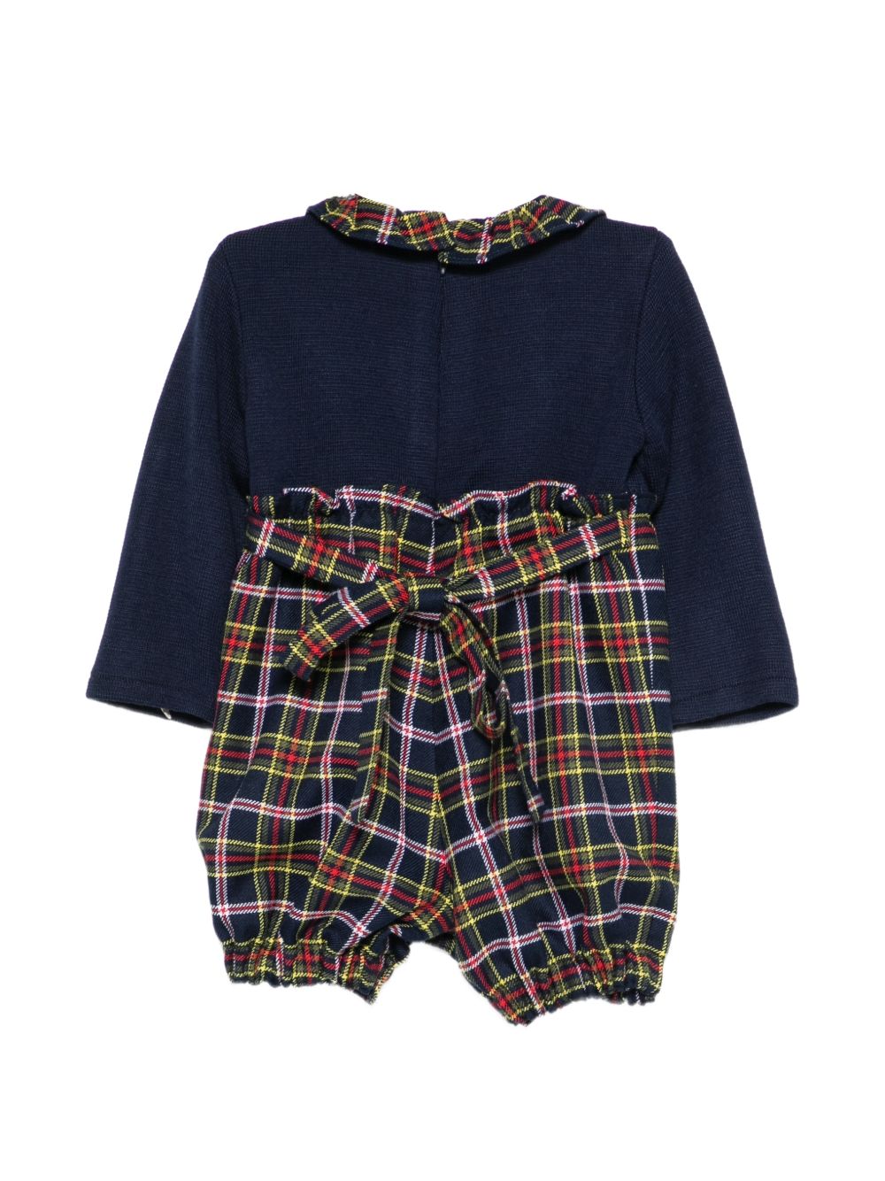 Pagliaccetto per neonato Paio Crippa Kids blu con motivo tartan CASTAGNA B 78/4636 PAIO CRIPPA KIDS