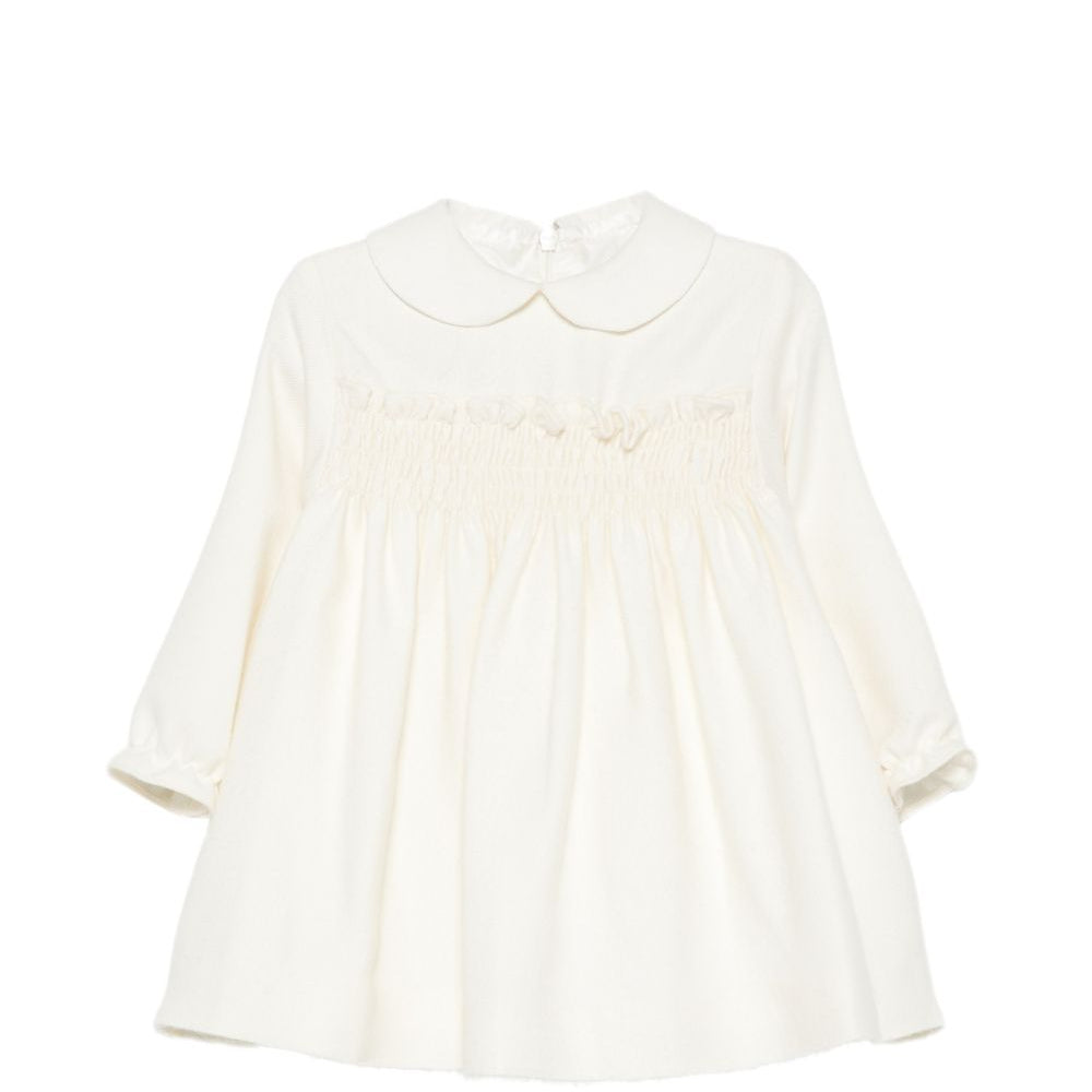Abito per neonata Paio Crippa Kids bianco con colletto alla Peter Pan ELETTRA 2 PAIO CRIPPA KIDS