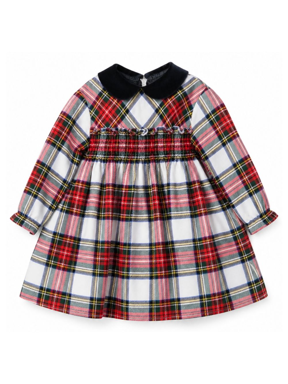 Abito per neonata Paio Crippa Kids multicolore con motivo tartan ELETTRA 4028 PAIO CRIPPA KIDS