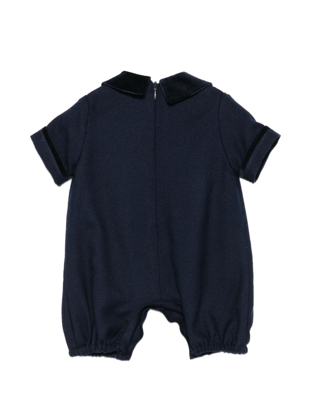 Tutina per neonato Paio Crippa Kids blu in tessuto twill FICO 78 PAIO CRIPPA KIDS