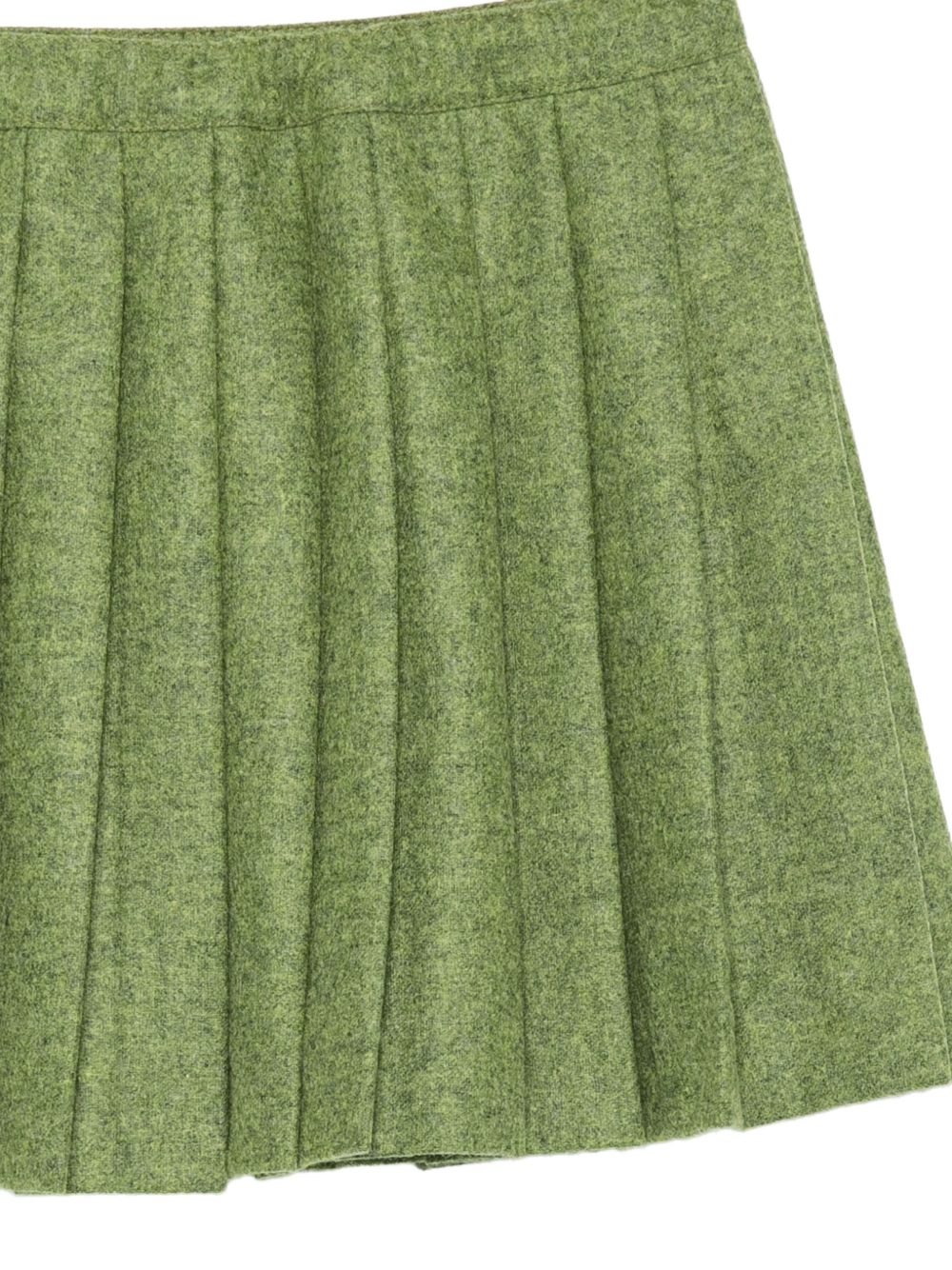 Gonna per bambina Paio Crippa Kids verde con effetto mélange RANUNCOLO 54 PAIO CRIPPA KIDS