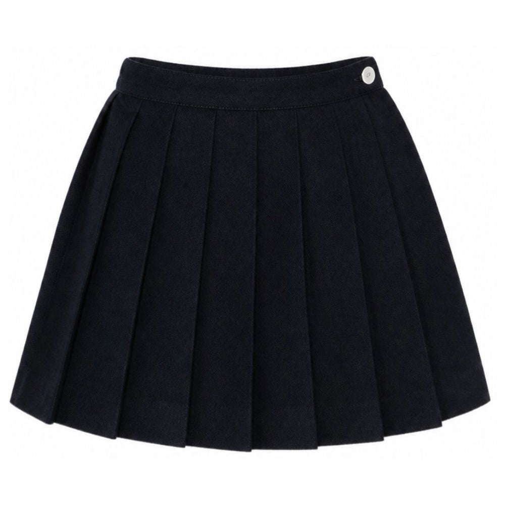Gonna per bambina Paio Crippa Kids blu con design a pieghe RANUNCOLO 78 PAIO CRIPPA KIDS