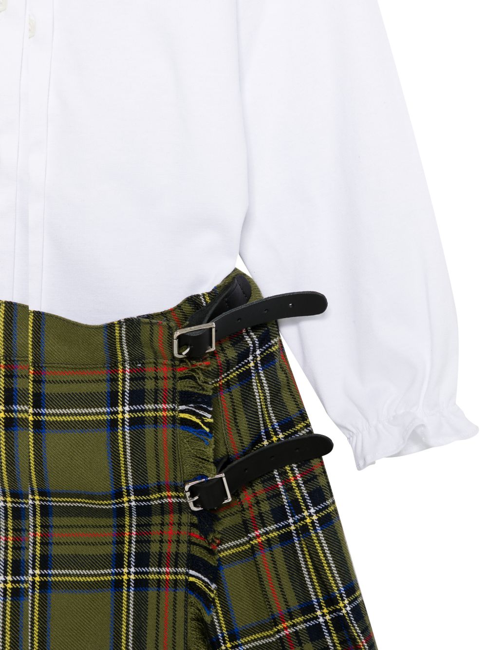 Set camicia e gonna per neonata Paio Crippa Kids multicolore con motivo tartan SASSOFONO ENGLAND 4632 PAIO CRIPPA KIDS