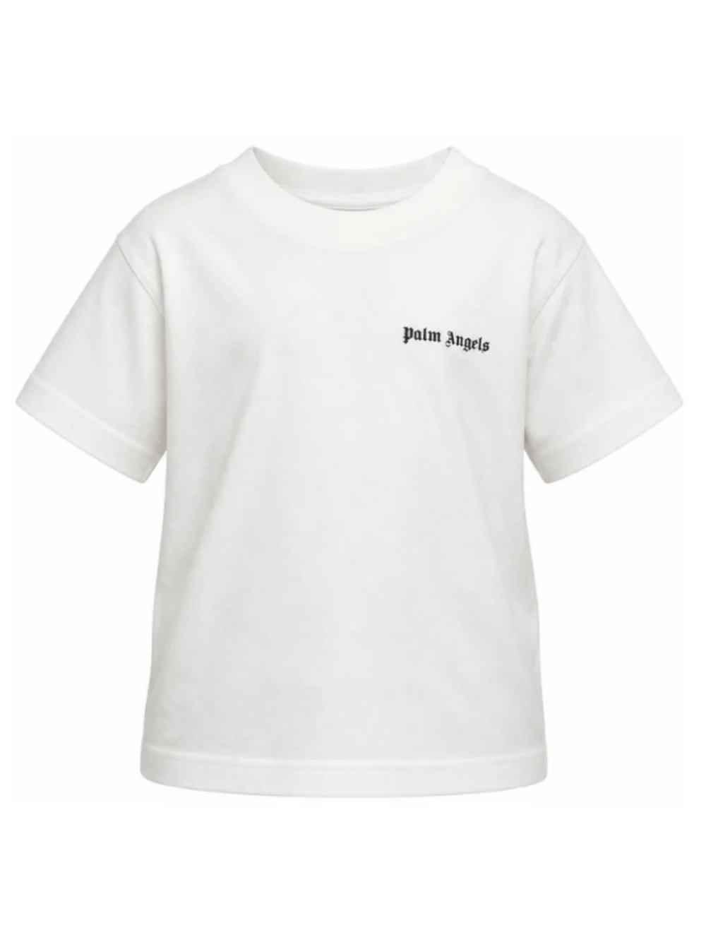 T-shirt per bambino Palm Angels Kids bianca con stampa del logo F6PAJBTH026 412 PALM ANGELS KIDS