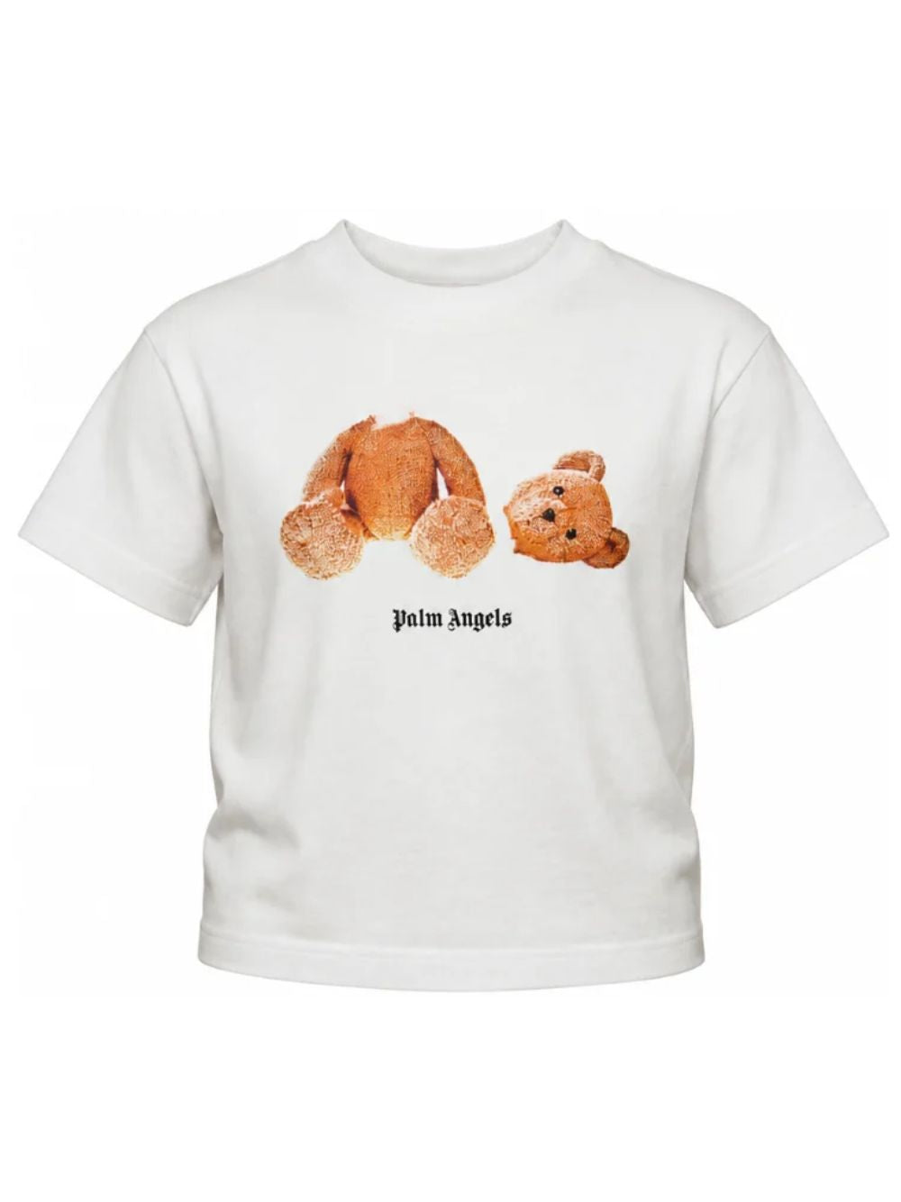 T-shirt per bambini Palm Angels Kids bianca con stampa grafica F6PAJBTH061 412 PALM ANGELS KIDS
