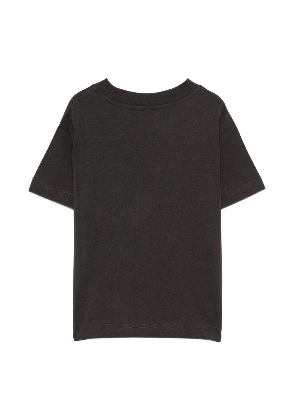 T-shirt per bambino Palm Angels Kids nera con stampa logo sul davanti F6PAJBTH113 110 PALM ANGELS KIDS
