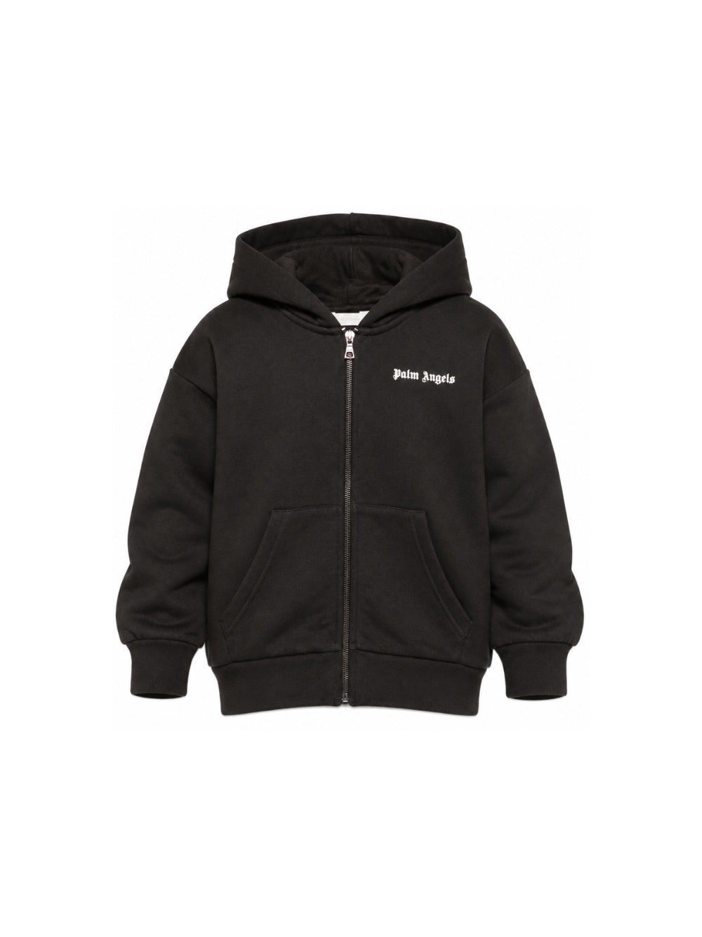 Felpa per bambino Palm Angels Kids nera con stampa logo sul retro F6PAJBZH015 110 PALM ANGELS KIDS