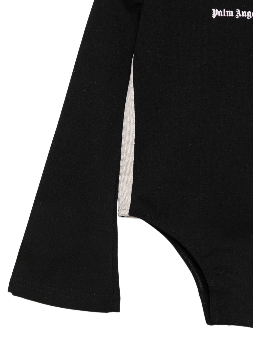 Body per bambina Palm Angels Kids nero con stampa logo sul davanti F6PAJGBY042 110 PALM ANGELS KIDS