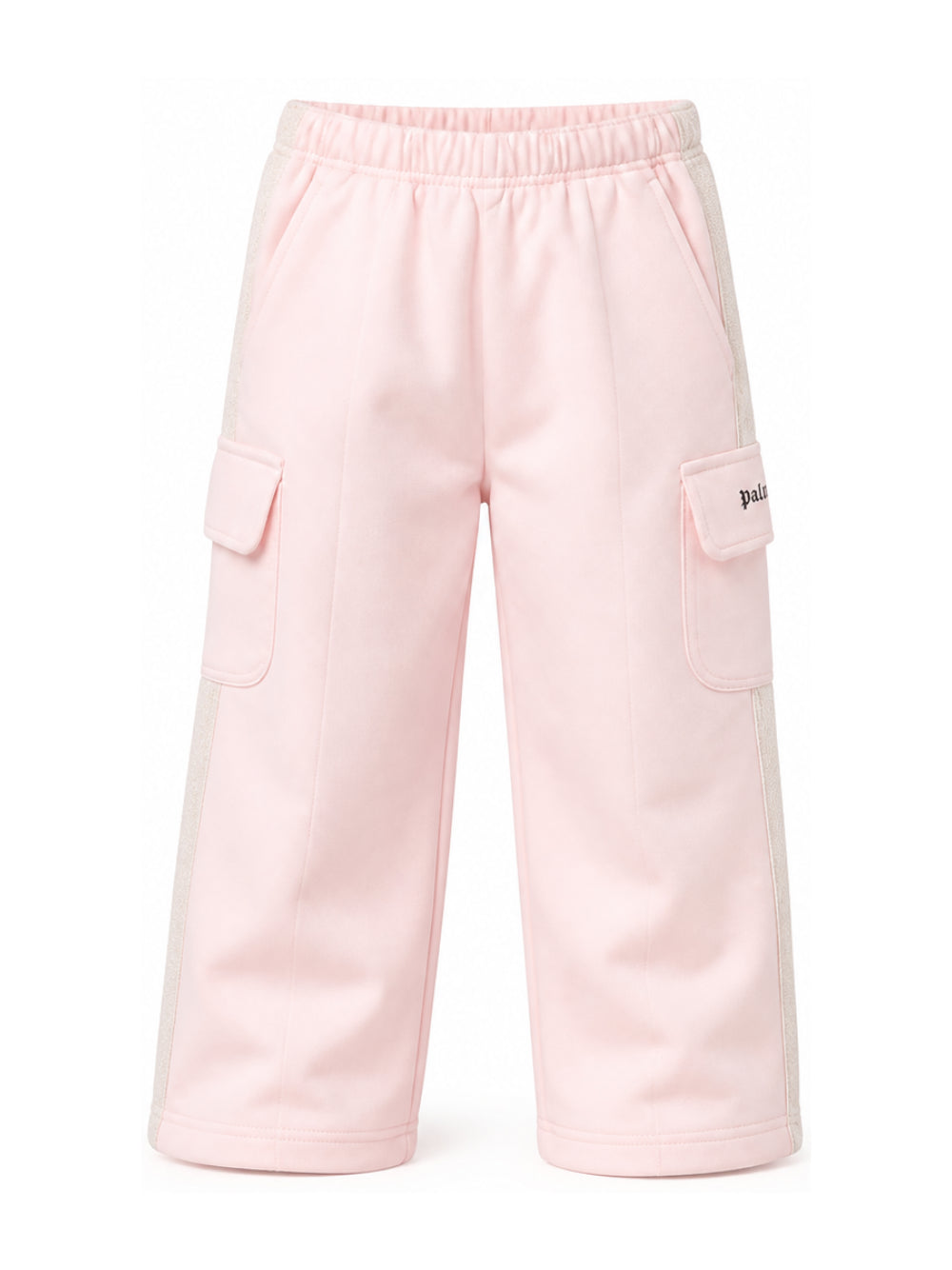 Cargo con stampa per bambina Palm Angels Kids rosa con logo laterale F6PAJGFP040 042 PALM ANGELS KIDS
