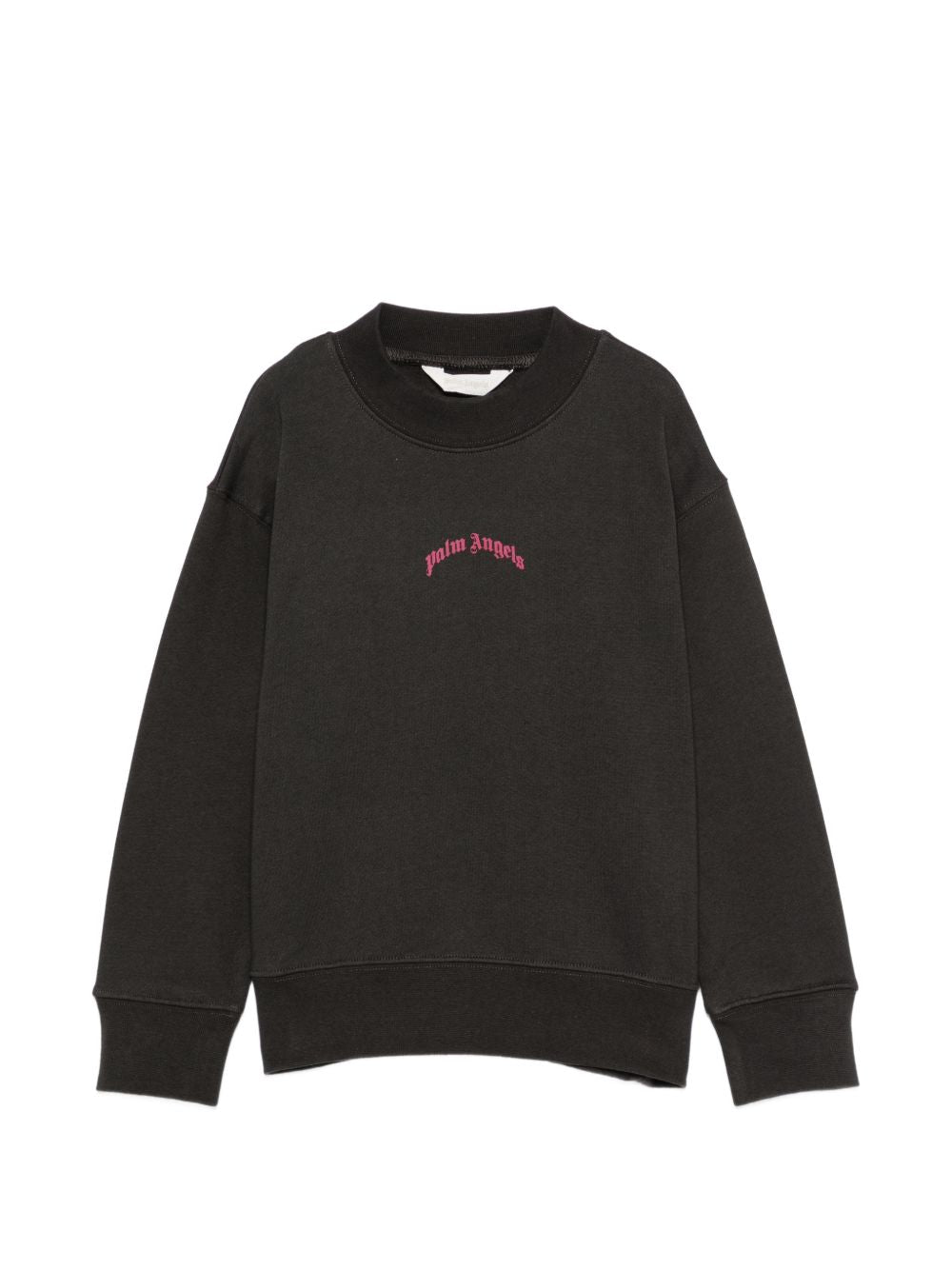 Felpa per bambina Palm Angels Kids grigia con logo sul davanti F6PAJGSW143 110 PALM ANGELS KIDS