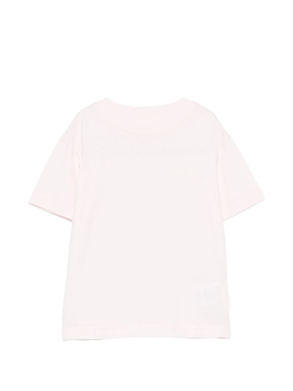 T-shirt per bambina Palm Angels Kids rosa con dettaglio logo F6PAJGTH034 042 PALM ANGELS KIDS