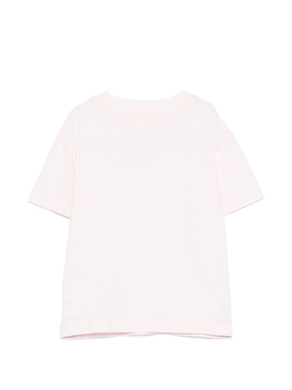 T-shirt per bambina Palm Angels Kids rosa con dettaglio logo F6PAJGTH034 042 PALM ANGELS KIDS